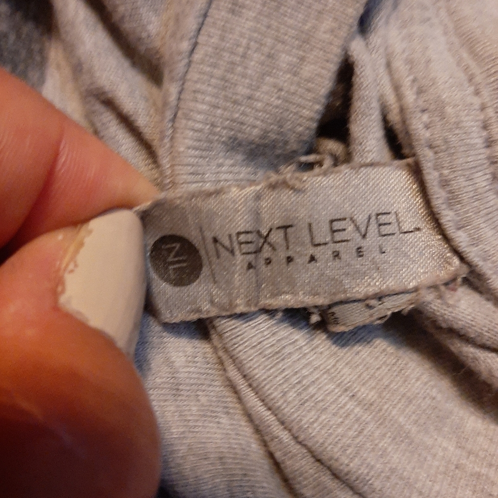 Next Level The Man in Black Grahic Crew Neck Tee Size Large - Picture 3 of 4